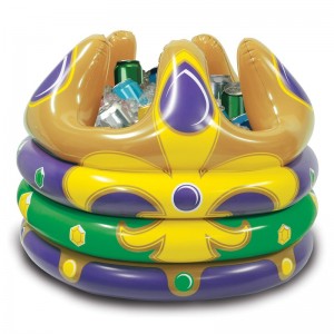 The Beistle Company 24 Can Inflatable Crown Cooler TBCY3770